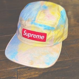 Supreme Multicolor/dyed denim camp cap - SS18